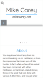 Mobile Screenshot of mikecarey.net